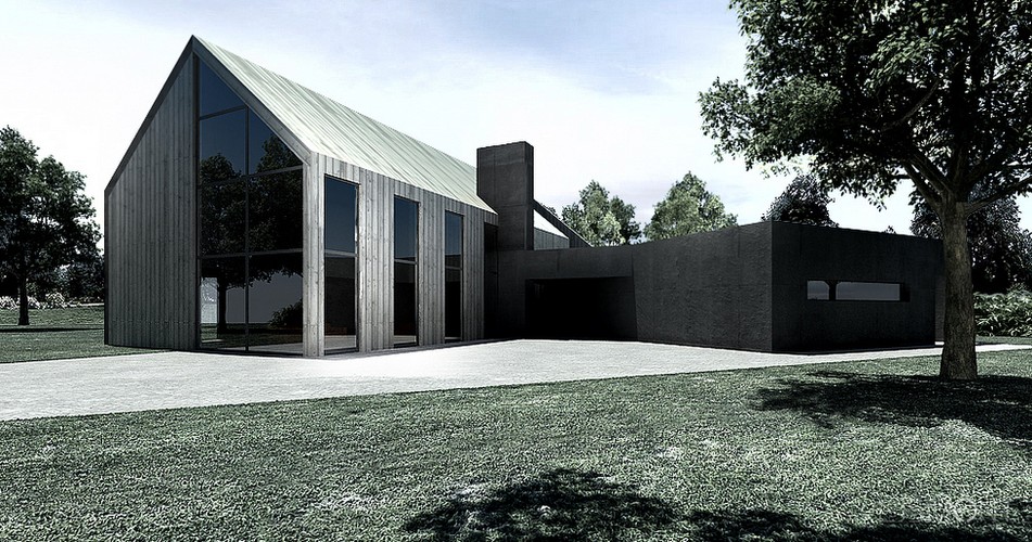 Dom minimalistyczny, tradycyjna bryła - projekt Ejsmont