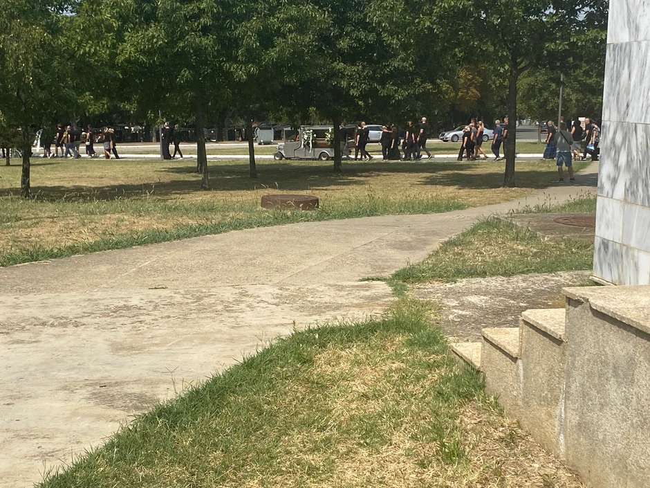 Sahrana nastradalog mladića na Orlovači