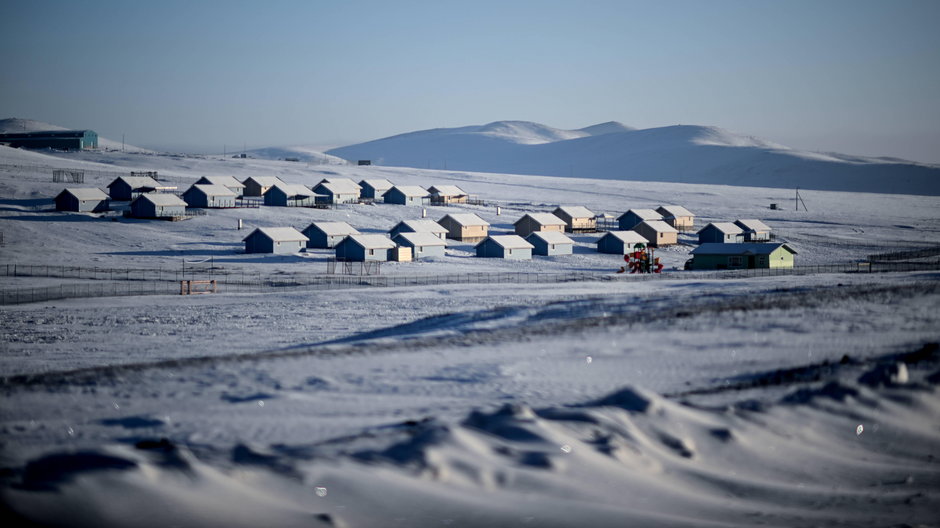 Zima w Mongolii