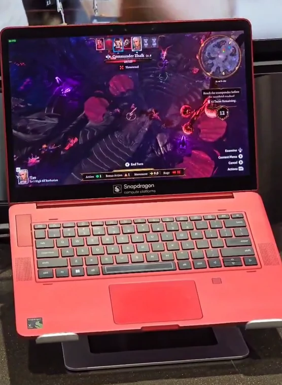 Baldur's Gate 3 na laptopie z układem Qualcomm Snapdragon X Elite