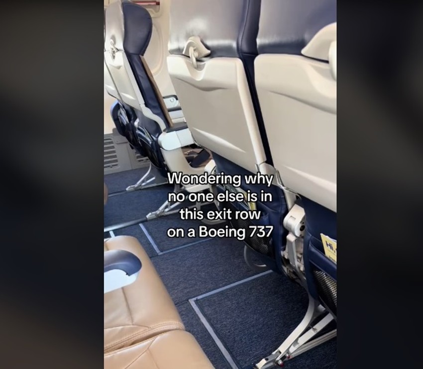 Kris Olsen u "Boingovom" avionu