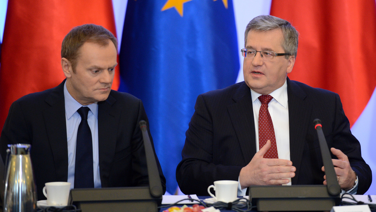 Prezydent Bronisław Komorowski i premier Donald Tusk są za szybkim spełnieniem przez Polskę kryteriów przyjęcia euro; uznali to za ważniejsze od wyznaczania daty wejścia do eurolandu. Prezydent postuluje kalendarz działań, które do 2015 r. umożliwią nam spełnienie kryteriów.