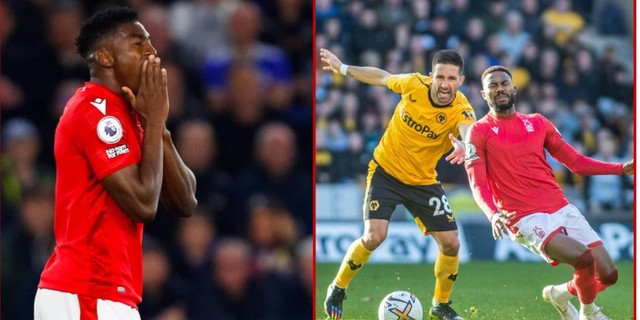 Super Eagles strikers Dennis and Awoniyi tamed by Wolves as Nottingham  Forest suffers 7th Premier League defeat of the season | Pulse Nigeria