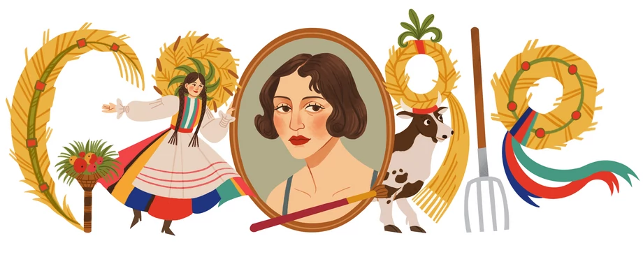 Google Doodle z Zofią Stryjeńską