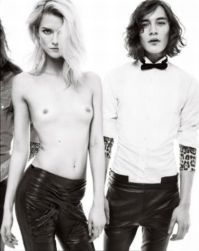 Kasia Struss dla magazynu "Numero Homme"