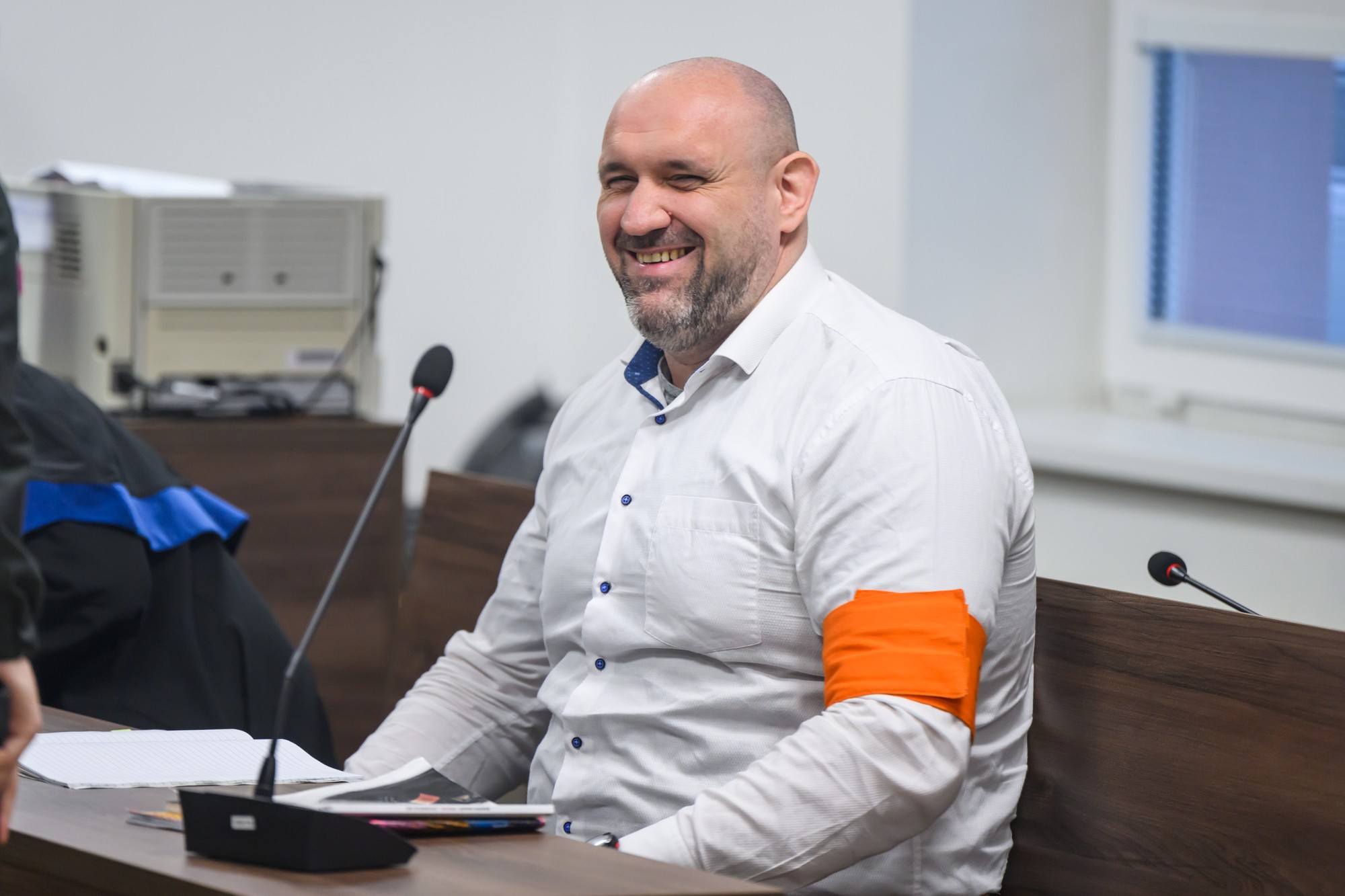 Obžalovaný Marián Magát počas pojednávania na Špecializovanom trestnom súde (ŠTS) v Pezinku.
