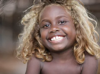 Melanesians: Meet the world's only natural black blondes | Pulse Nigeria