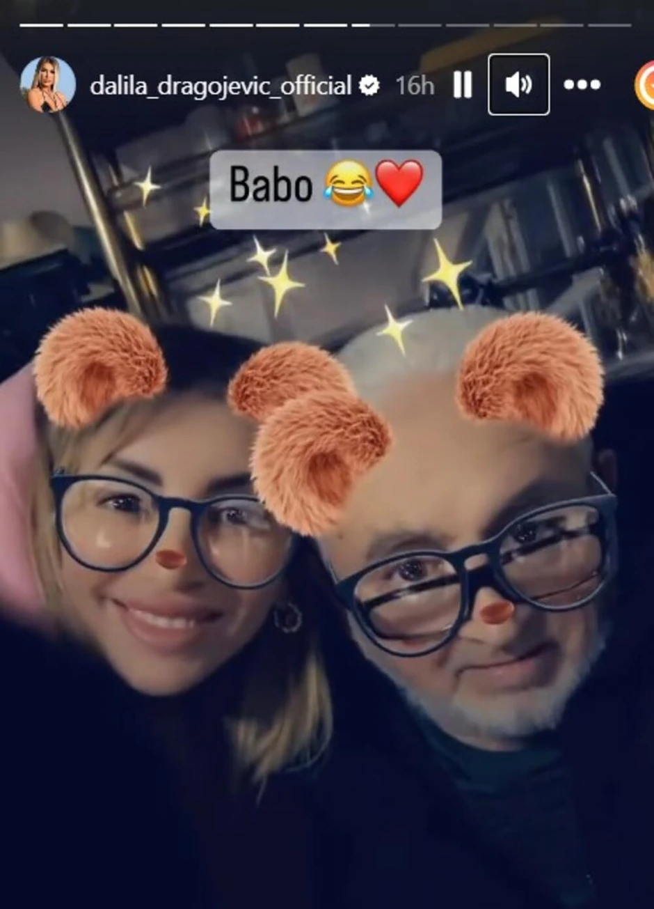 Dalila Dragojević sa ocem Husom