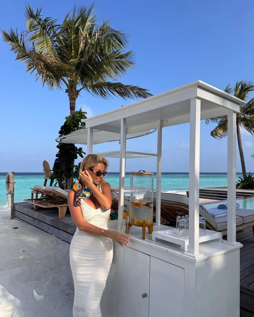 Janko Tipsarević sa porodicom na Maldivima