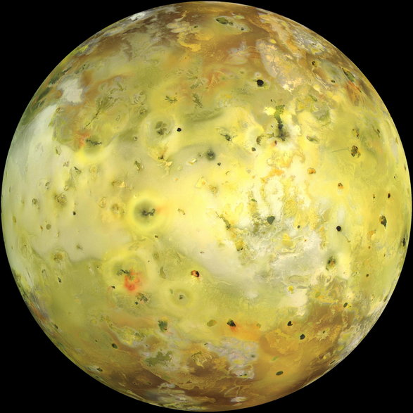 Io sfotografowany przez sondę Galileo