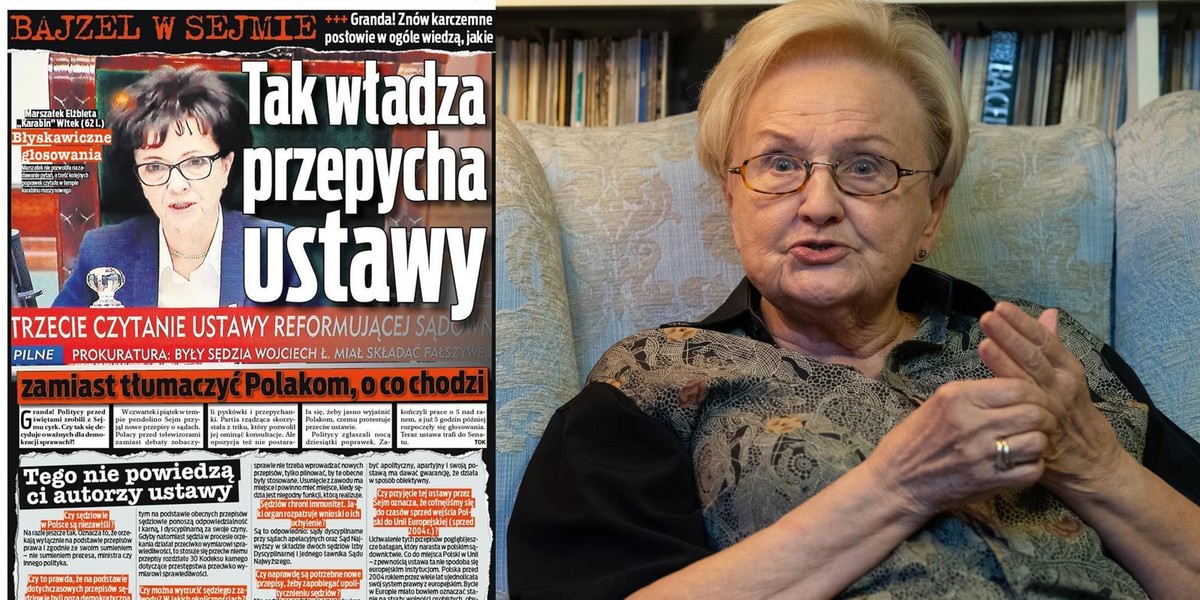 Prof. Łętowska ostro o podpisaniu ustawy kagańcowej