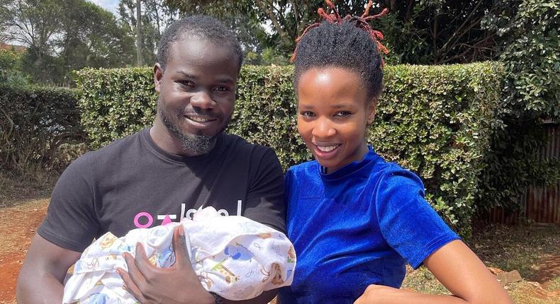 Mulamwah and sonie reveal their daughter’s face for the first time (Photo)