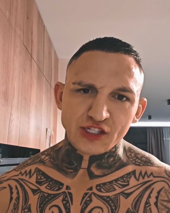 MMA zápasník Gábor Boráros.