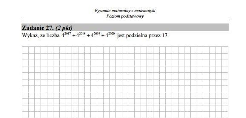 Matura 2017 matematyka. Arkusze, pytania, odpowiedzi