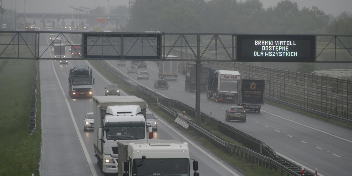 Autostrada stanie w korku