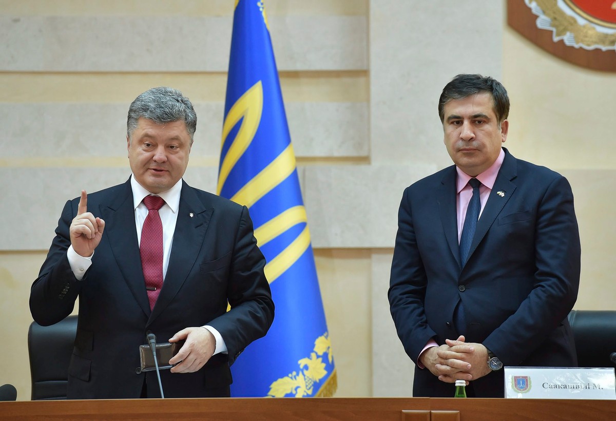 Petro Poroszenko i Micheil Saakaszwili