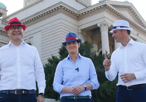 Miloš Vučević, Ana Brnabić, Siniša Mali