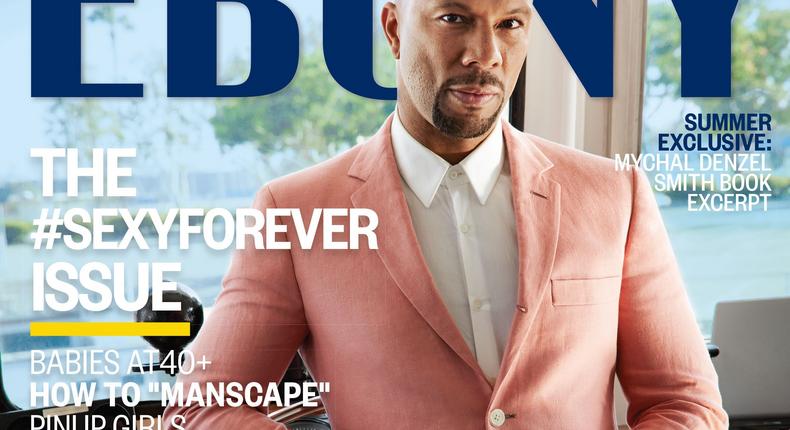 Rapper is on the cover of Ebony magazine 
