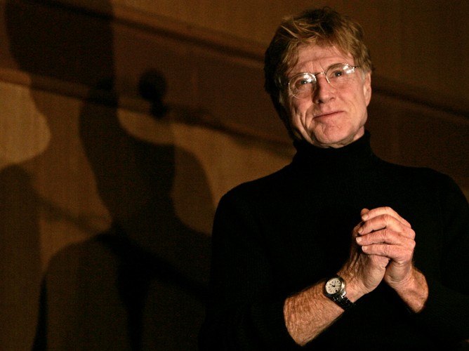 Na ukochanym Sundance (2005) – największym na świecie festiwalu kina niezależnego, którego jest twórcą i promotorem