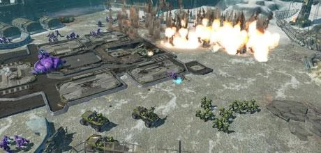 Screen z gry "Halo Wars"