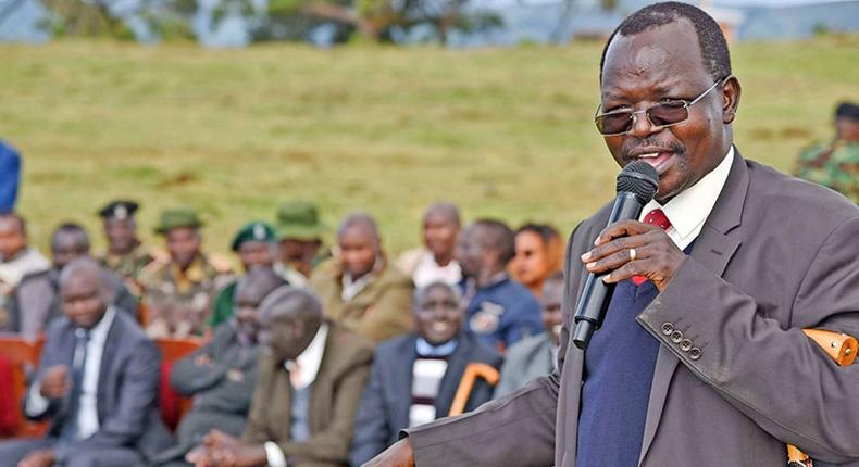 West Pokot Governor John Lonyangapuo