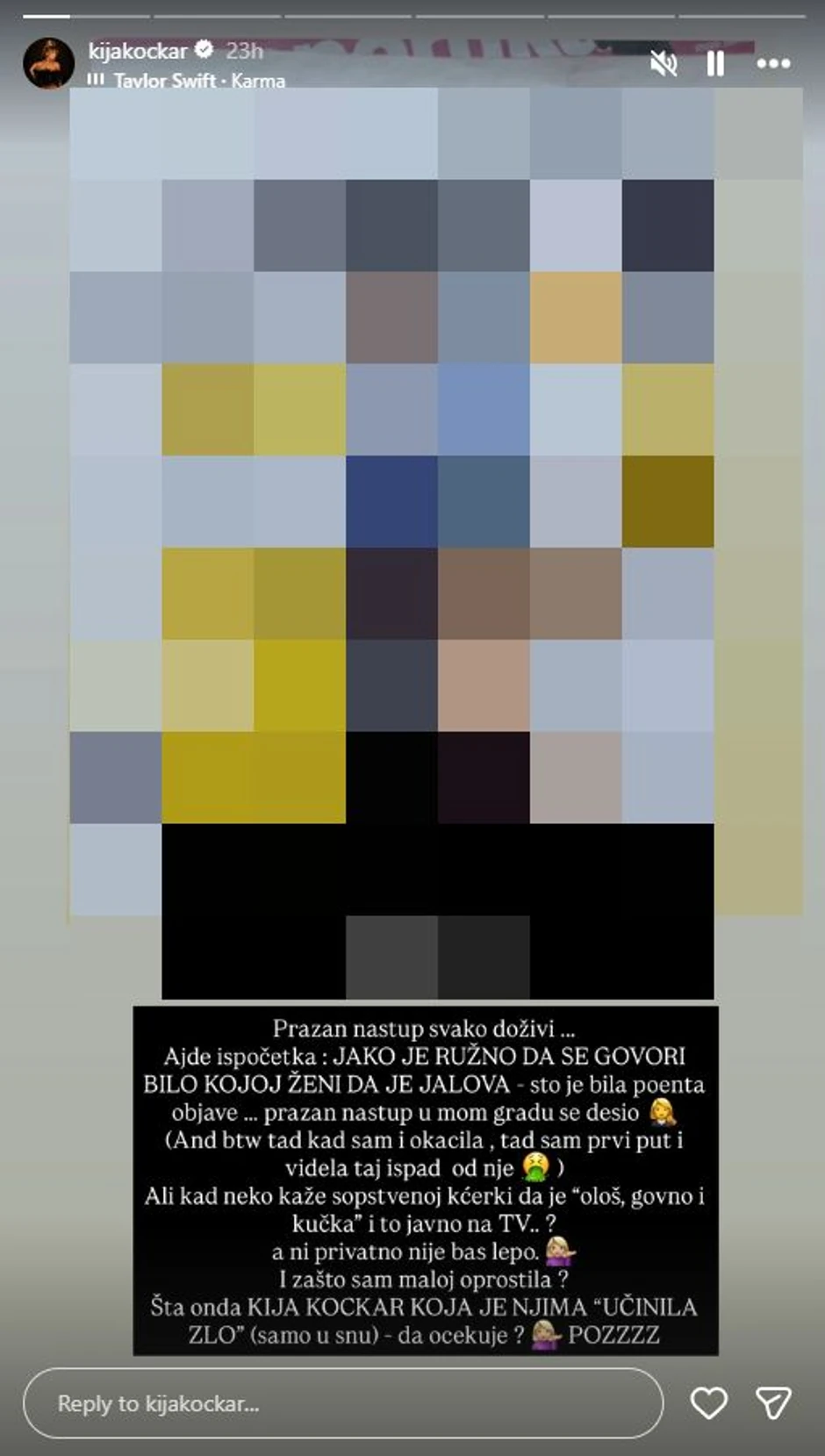 Kija Kockar, objava