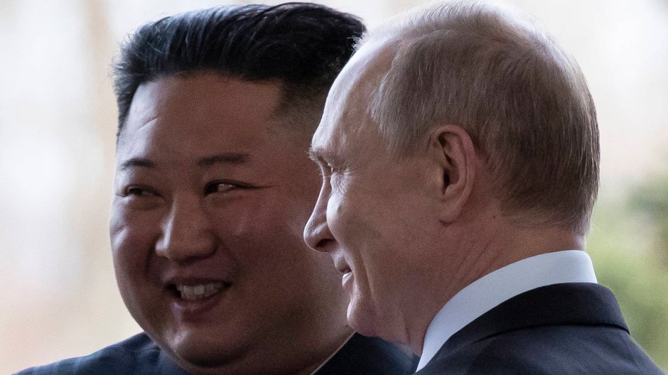 Kim Dzong Un i Władimir Putin