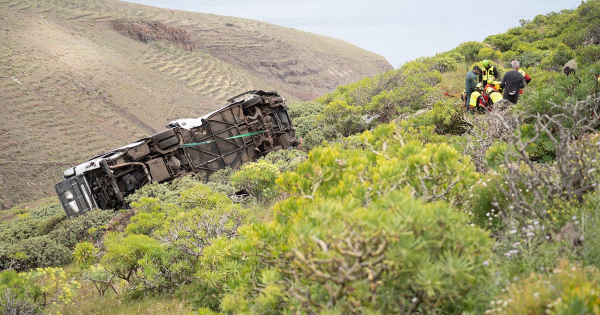 Katastrofa na La Gomera: Autokar z turystami runął do wąwozu