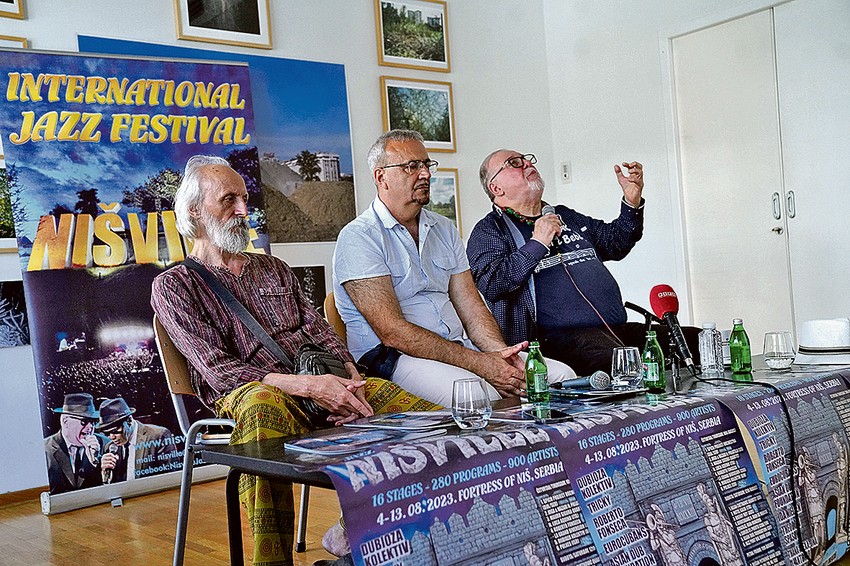 Dragomir Milenković Joga, Ivan Blagojević i Vladeta Kandić - Bata Kanda