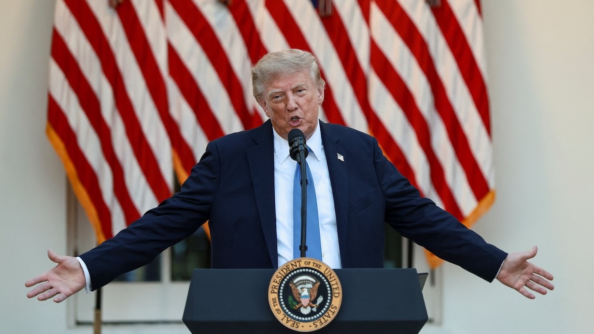 Americký prezident Donald Trump, 2. septembra 2026. 