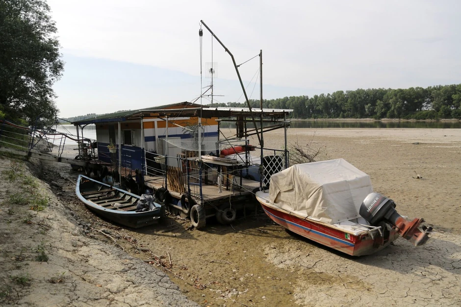 Presušila reka Po u Italiji usled vrućina