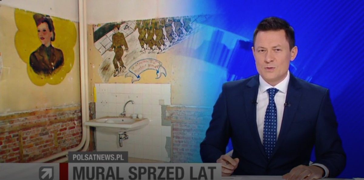 Niezwykły mural odkryty w Belgii