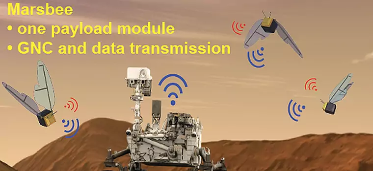 Marsbee - skrzydlate drony zbadają Czerwoną planetę