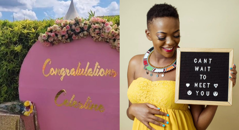 Actress Celestine 'Selina' Gachuhi treated to a surprise Baby shower