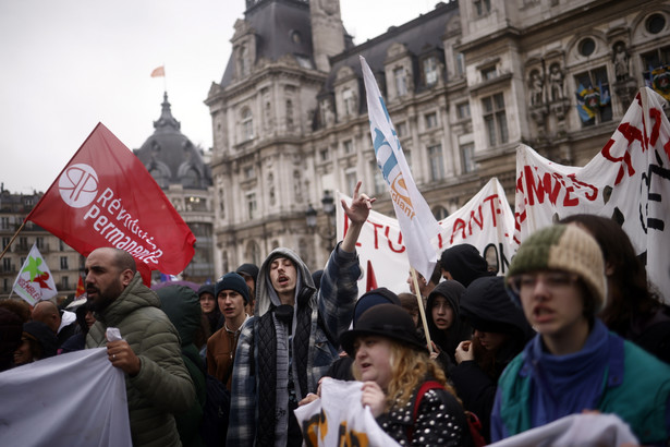 Francja. Protest przed Radą Konstytucyjną w Paryżu