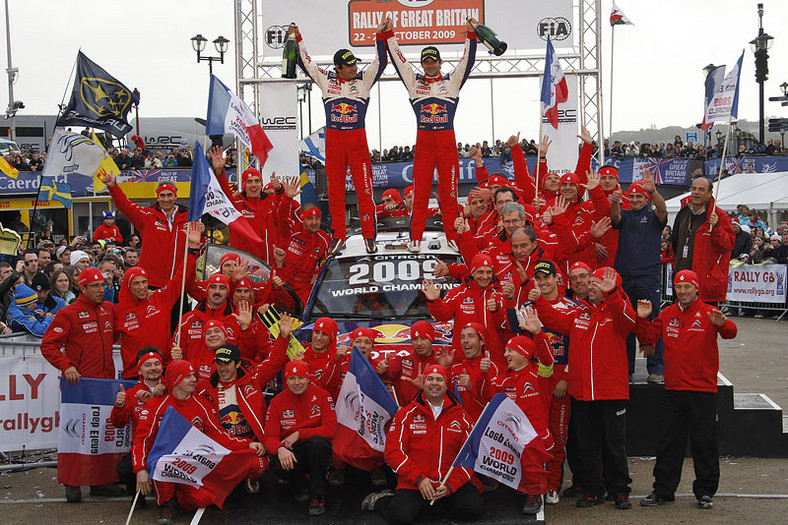 Rajd Wielkiej Brytanii 2009: mistrz świata Loeb w akcji - fotogaleria Rallyworld©Willy Weyens