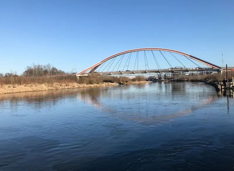 Most na rzece Narew w Ostrołęce