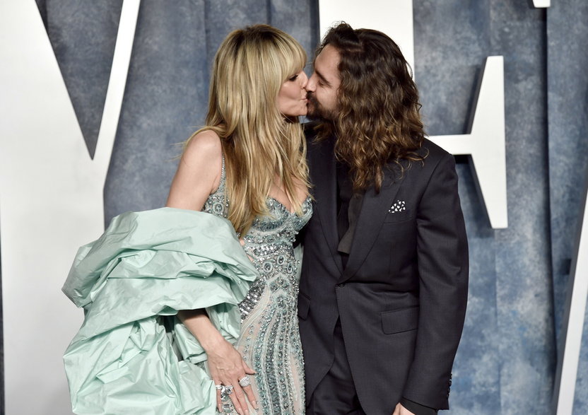 Heidi Klum i Tom Kaulitz na Vanity Fair Oscar Party, Beverly Hills, 12 marca 2023 r.