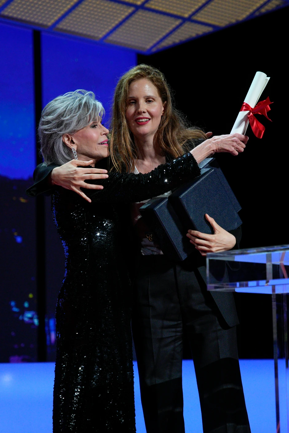 Džejn Fonda i  Žestin Triet