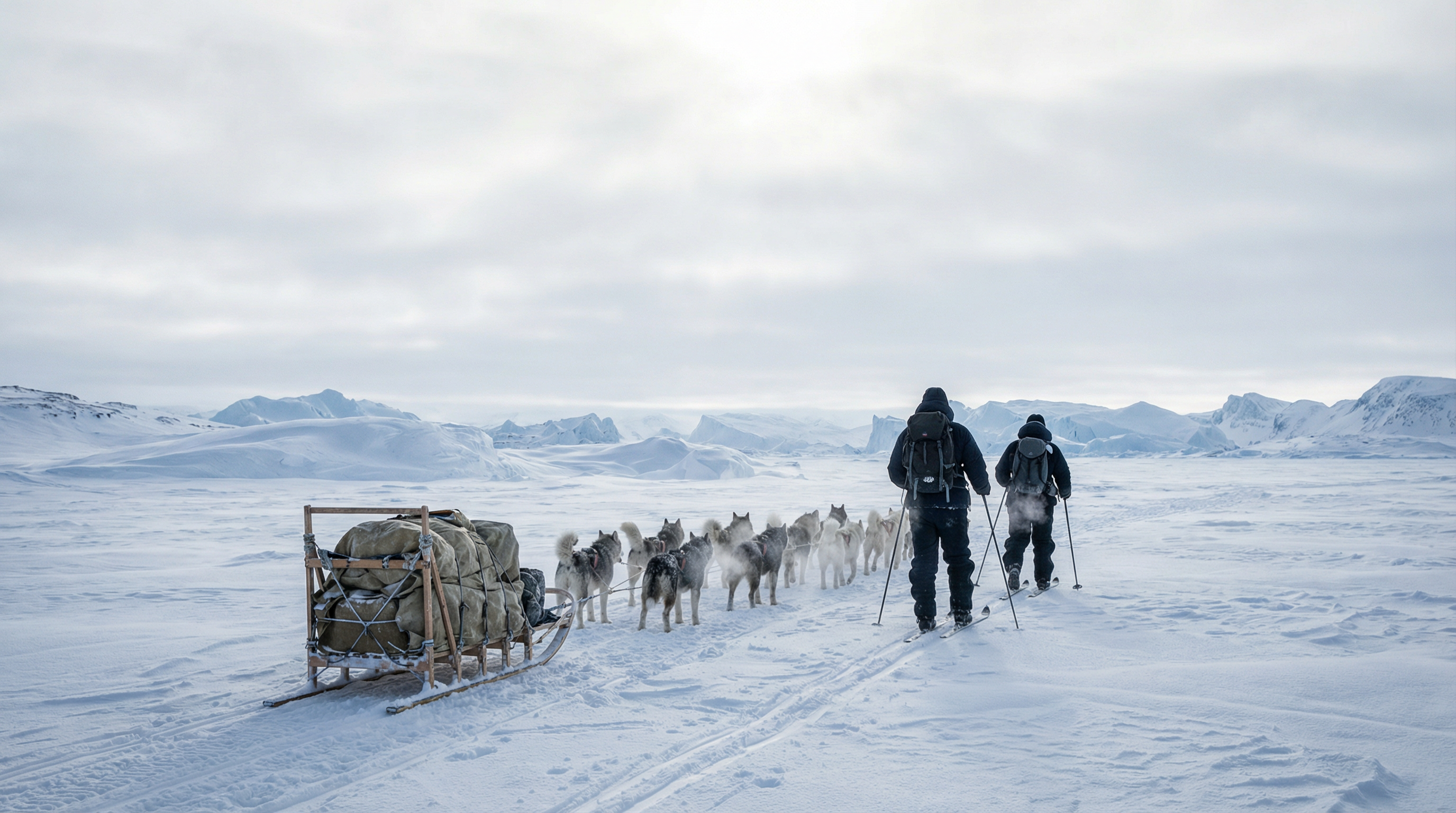 Six équipes, 30 km par jour à -40°C : la patrouille Sirius défend le Groenland en traîneaux
