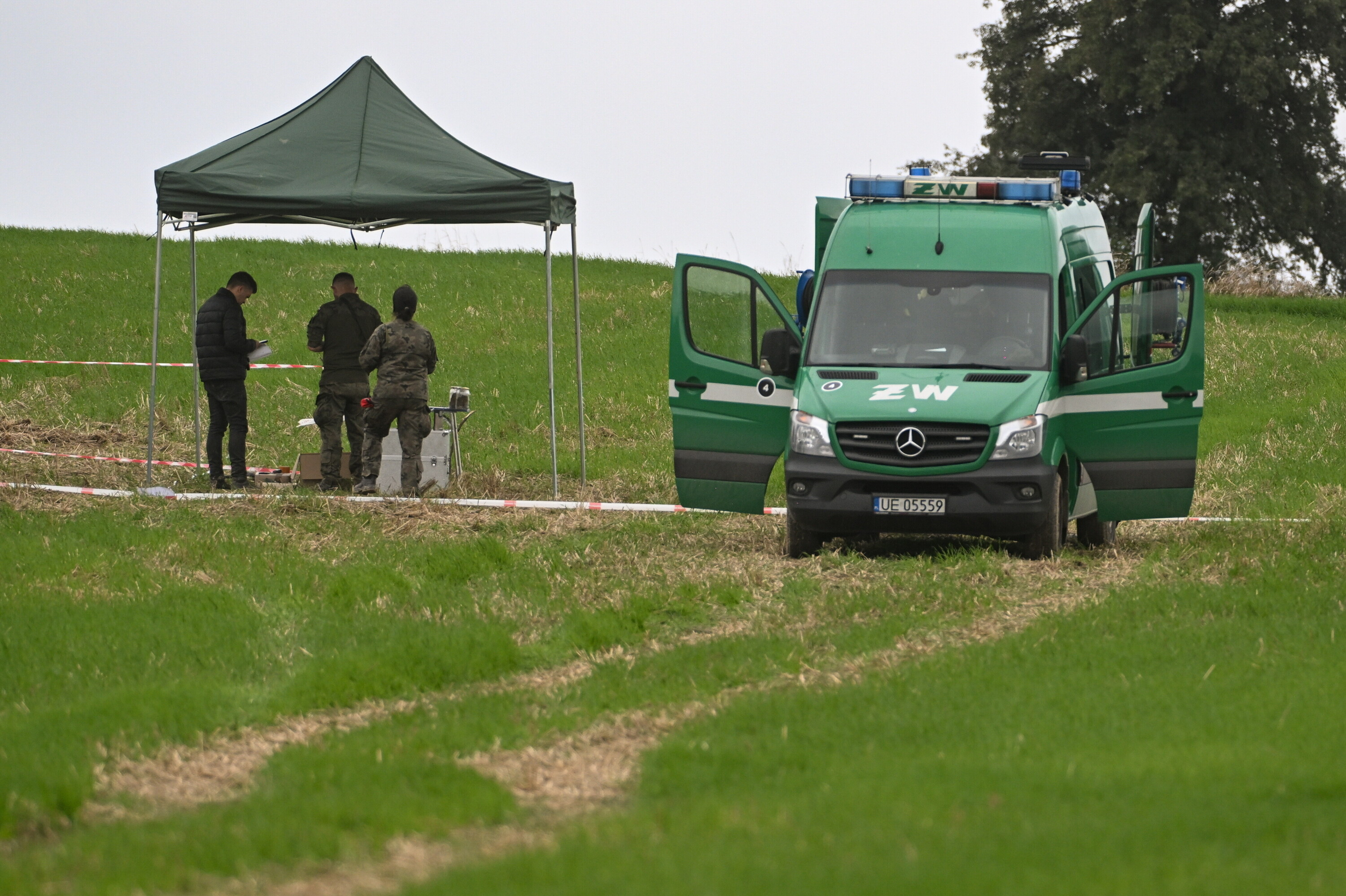 Żandarmeria bada drony: 3 obiekty znalezione przez grzybiarzy