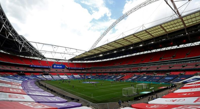 Wembley stadium is due to play host to the Euro 2020 semi-finals and final