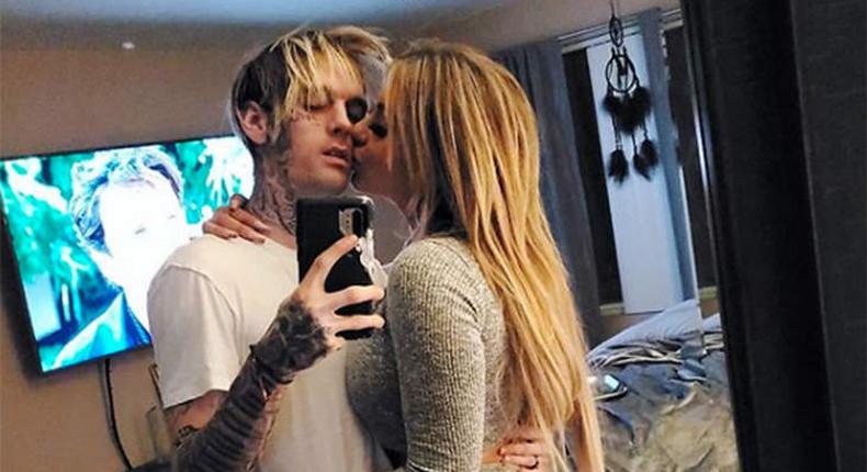 Aaron Carter and Melanie Martins [Dislted]