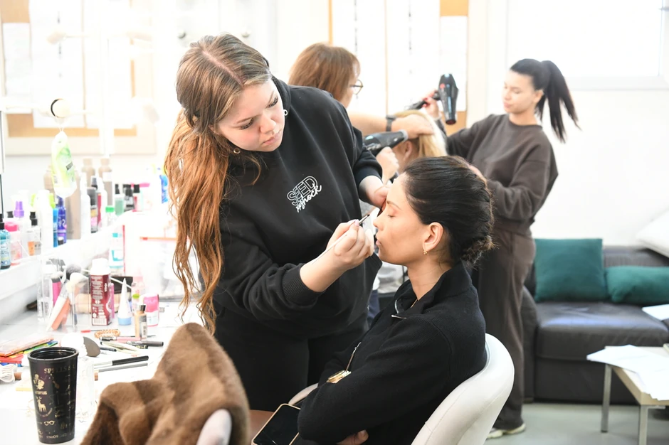 Mirka Vasiljević u šminkernici