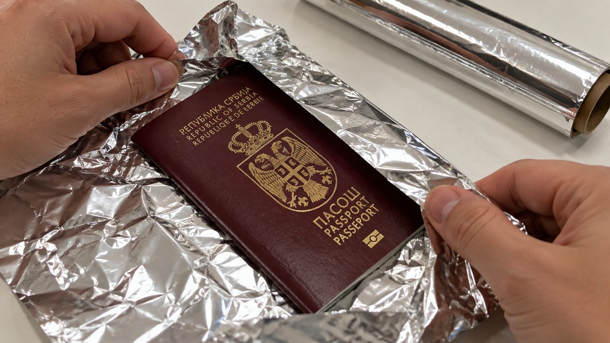 Zašto ljudi umotavaju pasoš u aluminijumsku foliju