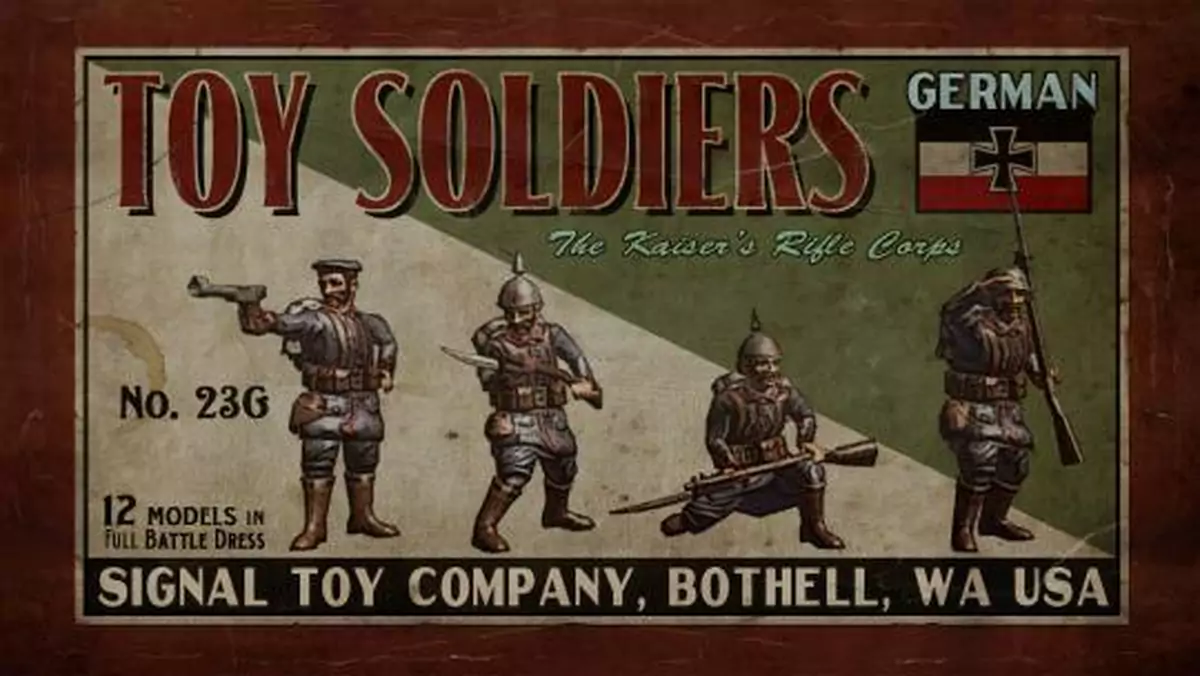 Mała wielka wojna na gameplayu z Toy Soldiers