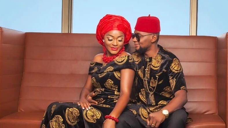 Chacha Eke and her hubby, Austin Faani [Instagram/ChachaEkeFaani]