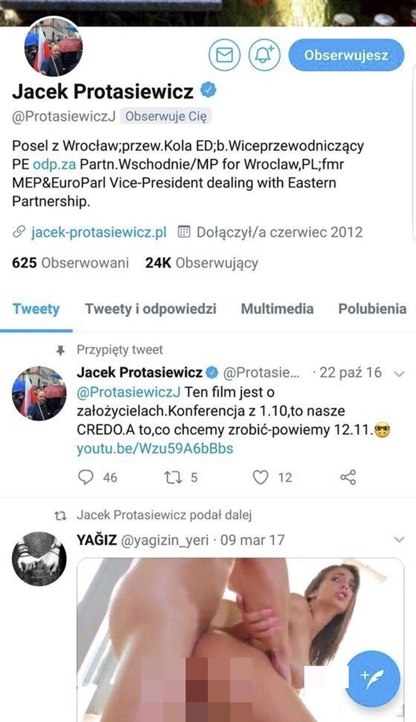 Polski polityk pokazał film porno! Jak się tłumaczy?