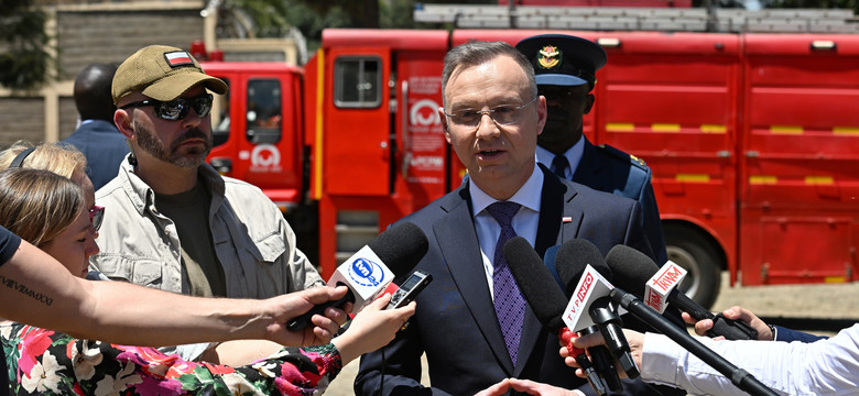 Andrzej Duda chwali się polską pomocą w Kenii. Wcześniej rząd PiS wycofał się z jej finansowania