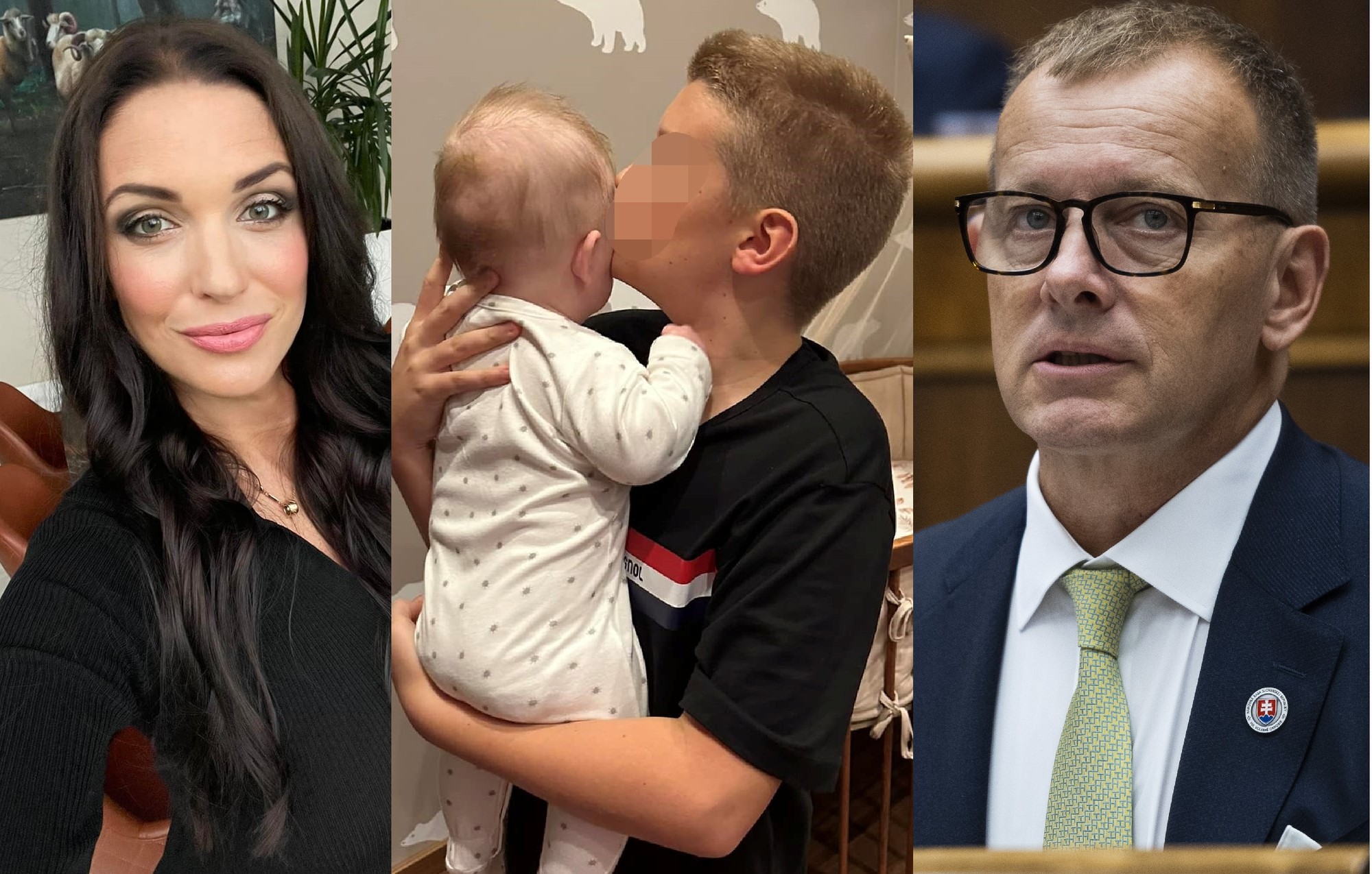 Podľa Richterovej sa Kollár o deti nezaujíma. 